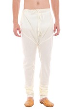 Pantalones Churidaar lisos de algodón puro estilo indio tradicional In-Sattva para hombre