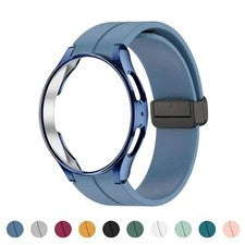 Samsung Galaxy Watch 4 5 6 7 Correa Estuche 40 44 45 46mm Kit Banda Magnética
