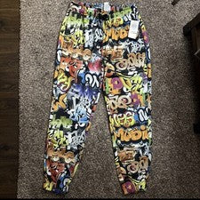 Pantalones de chándal Bel-Air S para hombre estampados frescos graffiti multicolor D2319-Y2759