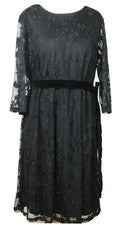 "Betty Barclay Kleid Spitzenkleid mit Samtgürtel Damen Gr.38,neu,LP129,99€"
