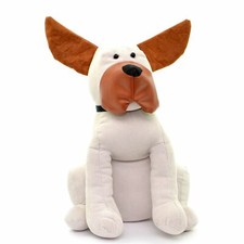 Tapón de puerta de perro pesado blanco decoración del hogar habitación infantil animal febrico presente