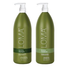 Champú y acondicionador nutritivo para el cuidado del cabello LOMA 33,8 OZ con bombas