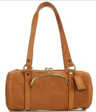 Bolso Coach Kisslock Barrel 28 Caramelo - Nuevo con Etiquetas