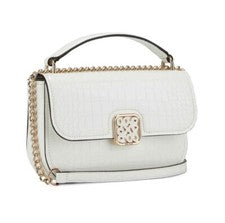 NINE WEST Tao Imitación Mujer Asa Superior Pequeño Bandolera en Blanco