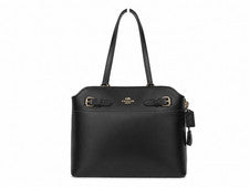 Bolso de mano Coach Easton de cuero negro