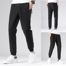 Pantalones deportivos deportivos informales para hombre con bolsillo para gimnasio