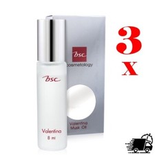 3 x8ml. BSC Valentina Musk Aceite Un Toque de Romance Para Damas y Caballeros Perfume
