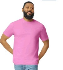 (16) Camisetas Rosa Azalea Estilo Suave Gremio Adulto 8Lg y 8XL