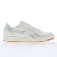 Zapatillas deportivas Reebok Court Advance para hombre de cuero blanco con cordones estilo de vida zapatos