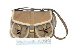 Bolso Mensajero Michael Kors Darrington Grande Gamuza Piel de Oveja NUEVO CON ETIQUETAS