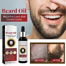 Aceite esencial herbal Bear Care para hombres crecimiento de barba e hidratante suavizante