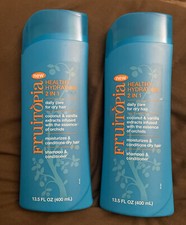 2 X FRUITOPIA HIDRATACIÓN SALUDABLE 2 EN 1 Cuidado Diario para Cabello Seco Champú y Acondicionamiento