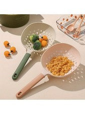 Utensilio colador skimmer de plástico para drenar fideos y albóndigas al azar 1 pieza