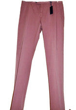 PANTALONES ZANELLA SPORT HOMBRE ROSA PÁLIDO LUJO ALGODÓN ESTILO ITALIANO Talla US 40