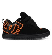 ZAPATILLAS DC SHOES COURT GRAFFIK NEGRAS NARANJAS