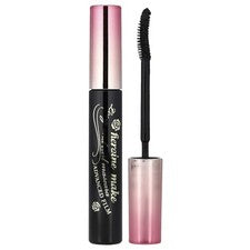 Máscara de pestañas Heroine Make, larga y rizada, película avanzada, 01 negro azabache, 0,21 oz (6 g)
