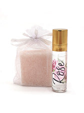 EQUAL EARTH Perfume Rosa Rollo Bloque de Aceite Fragancia Natural Vegano Marroquí
