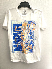 Camiseta Marvel Super Heroes Para Hombre "KIAI" Estilo Anime Vengadores X-Men Talla Pequeña