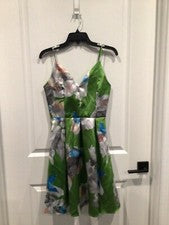 NUEVO CON ETIQUETAS Fashion Line Mujer Vestido Pequeño Verde Lima Azul Gris Melocotón Flores *