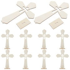 10 piezas cruces rústicas para decoración de pared accesorios para el hogar a granel para