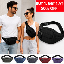 Riñonera de cintura para hombres y mujeres Riñonera Viaje Vacaciones Dinero Cinturón Cremallera Bolsa Cartera