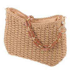 Bolsos de hombro para mujeres damas Bolsos de mano Bandolera Playa Cartera Trenzada