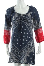 LTB Vestidos Manga Larga Azul Oscuro Talla 38