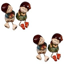 2 PIEZAS Artículos Decorativos Decoraciones para Estantes Artesanía Adornos Hogar