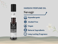 Aceite de perfume Savage / CPO | Aroma masculino audaz | Attar unisex de larga duración