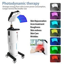 Máquina antienvejecimiento para el cuidado facial PDT fotodinámica terapia de luz LED de 7 colores