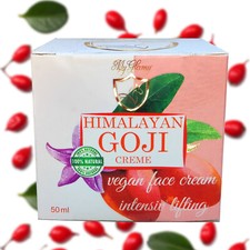 LUJO Himalaya Bio GOJI BAYAS Ácido Hialurónico Crema Facial 100% Natural Vegano 50ml
