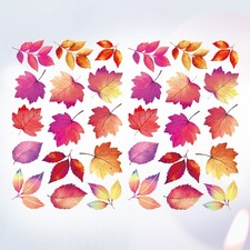 2 piezas calcomanías pegatinas de pared decoración del hogar calcomanías pegatinas de flores y hojas