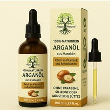 Aceite de Argán Marroquí 100ml para Cabello, Barba, Piel y Uñas 100% Ecológico - Vegano