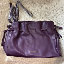 Bolso de mano Badgley Mischka púrpura para mujer con correa desmontable