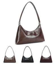 Bolso de hombro hobo de media luna elegante de cuero sintético estilo vintage para mujer Reino Unido