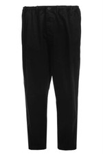 Pantalones negros estilo rugby sarga de algodón talla grande espionaje para hombre (053) 2X - 8X