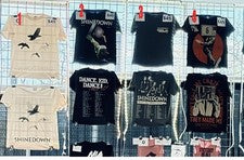 Camiseta Shinedown Dance Kid Dance Act II 2026 World Tour Elige diseño de estilo
