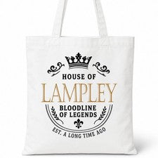 Bolso de Mano House Of LAMPLEY Nombre Familiar Regalo de Cumpleaños