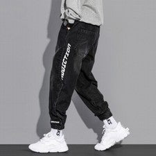 Moda Hombre Ropa de Trabajo Estilo Suelto Verano Harén Pantalones