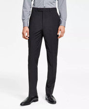 Pantalones ajustados lisos elásticos infinitos para hombre Calvin Klein carbón 38W 33L