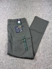 Pantalones GAP 5 Bolsillos Para Hombre 40x32 Gris Calce Ajustado Elástico Sarga Estilo Clásico Nuevos con Etiquetas
