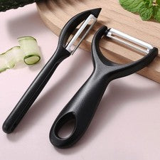 Juego de pelador económico para cocina: pelador de verduras giratorio + pelador de patatas i