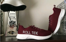 Alabama Crimson Tide Zapatos Básicos para Correr Día del Juego Favoritos de los Fan Talla 6.5