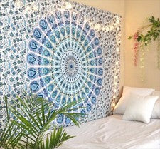 Tapiz de mandala decoración del hogar tapices colgantes de pared hippie arte de pared decorativo