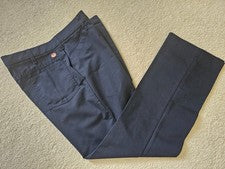 Pantalones Red Kap PT50 para Hombres Corte Jean Profesional Trabajo Sin Arrugas Azul Marino Talla W42/L32