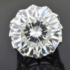 ENORME anillo solitario de diamantes de 63 quilates certificado! Tarifas o envío GRATIS