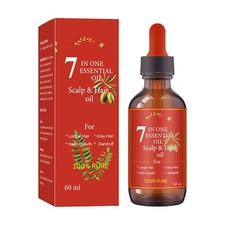 Aceite capilar 60 ml para cabello más grueso y lleno | Nutrición del cuero cabelludo para hombres y mujeres
