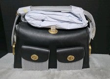 Bolso de hombro Coach Haversack Turn Lock negro - nuevo con etiquetas