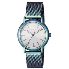FURLA EASYSHAPE esfera plateada acero inoxidable cuarzo 32MM WW00024023L6