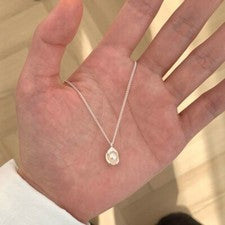 NUEVO Collar de cadena colgante de perlas blancas de agua dulce de plata esterlina 925 para mujer Reino Unido